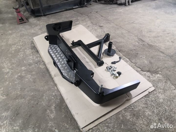 Силовой бампер Nissan Patrol/Safari Y60 (задний)