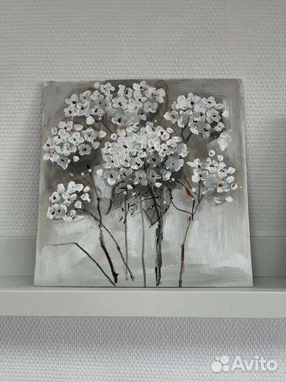 Картина акрилом на холсте 