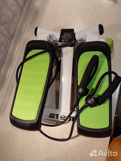 Мини степпер поворотный с эспандерами Atemi, AS132