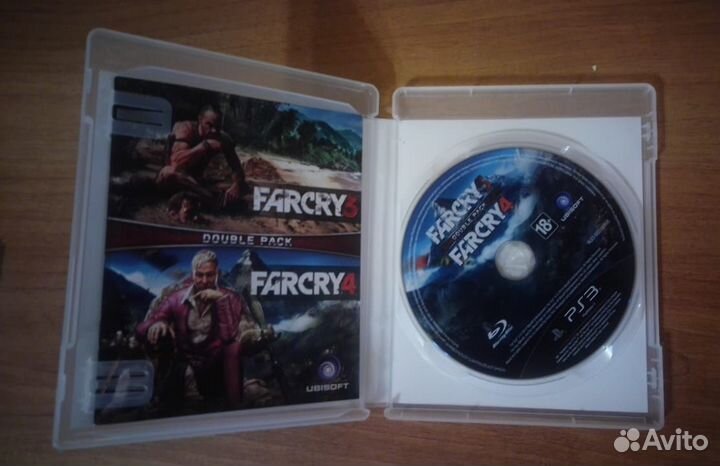 Диск Double Pack: Far Cry 3 + Far Cry 4 для ps3