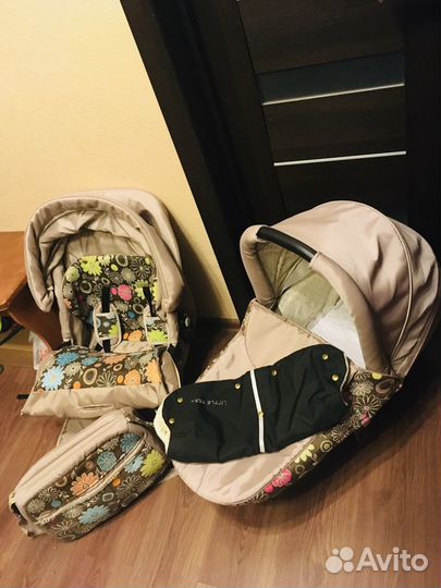 Детская коляска 2в1 Lonex + автолюлька в подарок