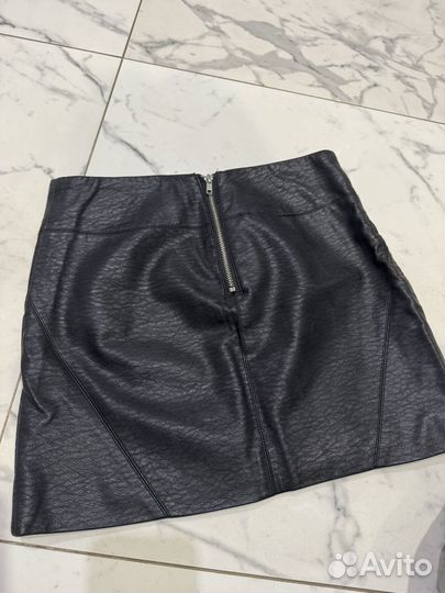 Юбка кожаная hm