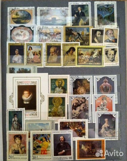 Альбом с советскими марками