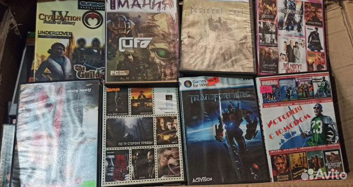 DVD CD диски б/у
