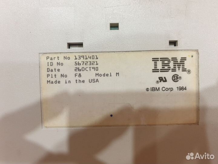 Механическая клавиатура IBM Model M 1984г