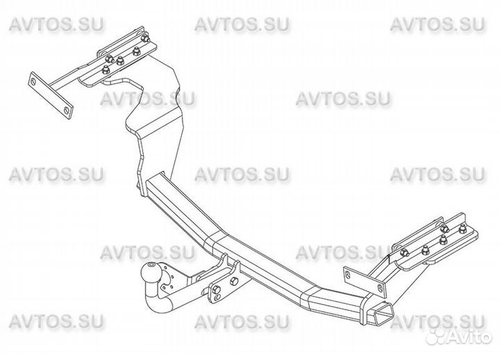 Фаркоп тсу Nissan X-trail Ниссан Икстрел 2007-14