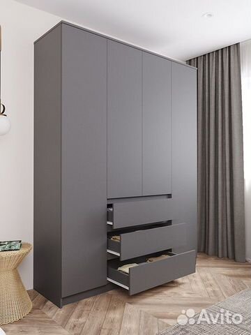 Шкаф Челси 160.Графит