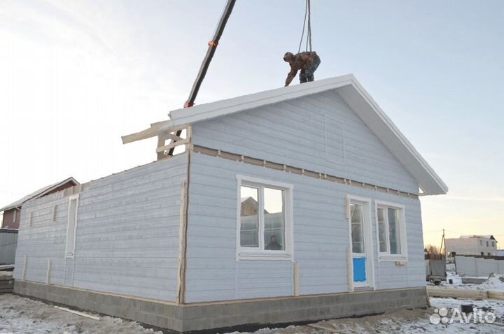 Строительство каркасных домов за 1 день