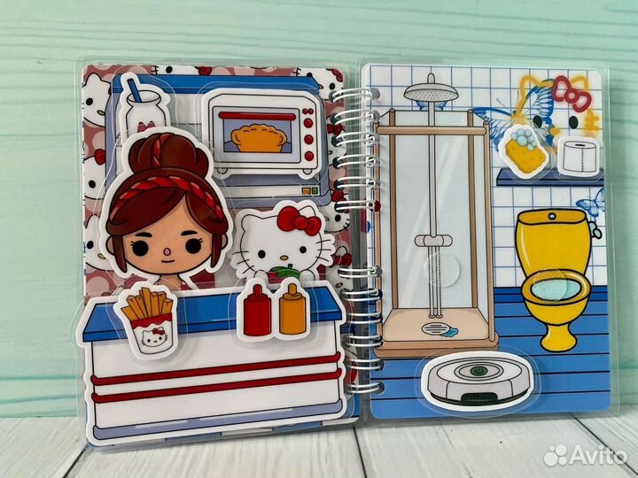 Hello kitty игра на липучках