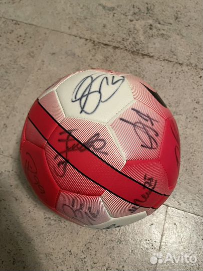 Мяч с автографами Ф.К. Спартак Москва