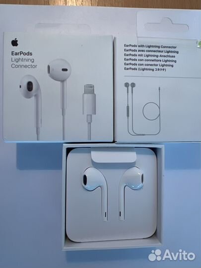 Наушники apple earpods lightning