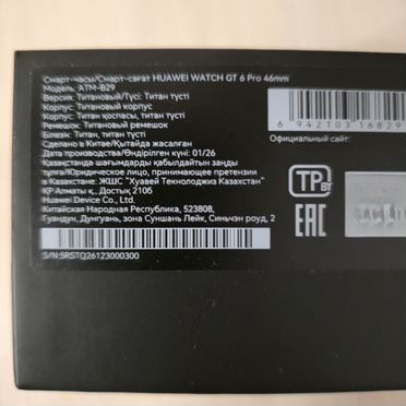 Huawei watch gt6pro titanium