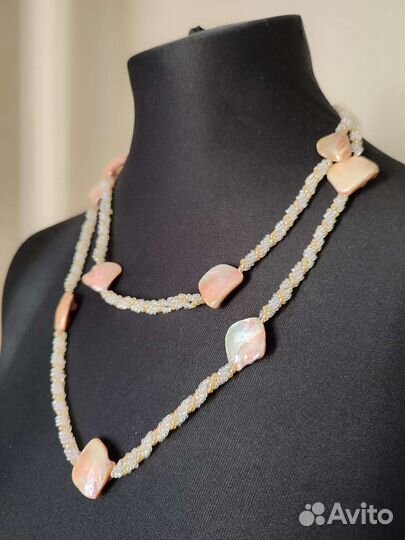 Бусы и браслет 