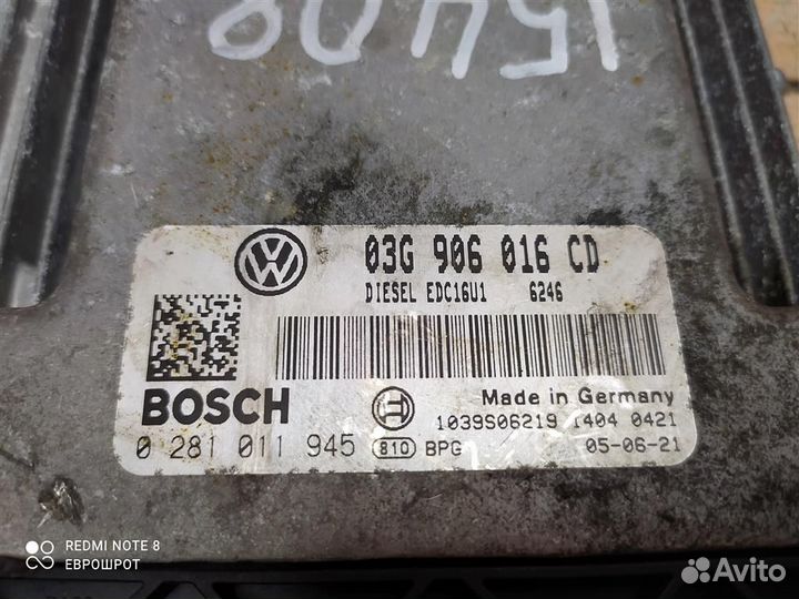 Блок управления двигателем Volkswagen Touran 1 (2