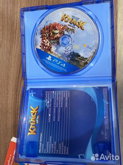 Knack 2 ps4 диск