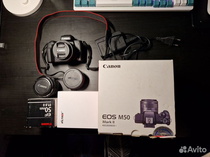 Canon eos m50 mark ii kit + Canon 50mm