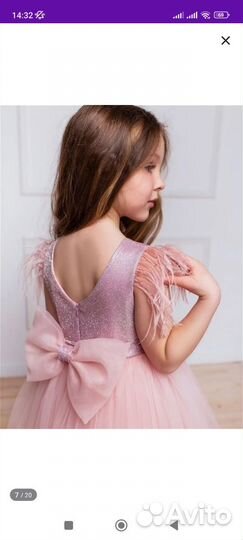 Платье для девочки 116