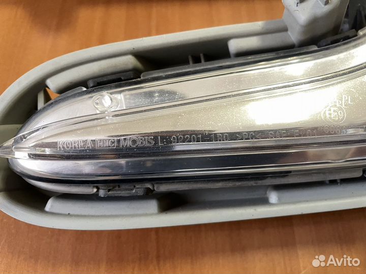 Противотуманка левая Хендай Солярис 1/10-14г