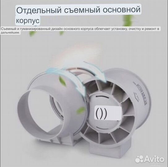 Канальный вентилятор 150 бесшумный вентилятор