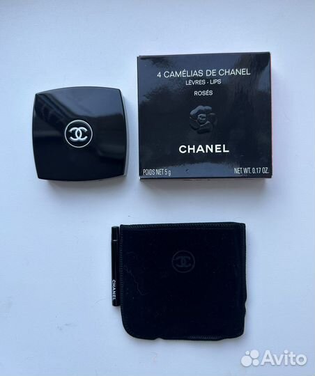 Chanel палетка помад 4 camelias roses