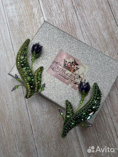 Брошь ручной работы