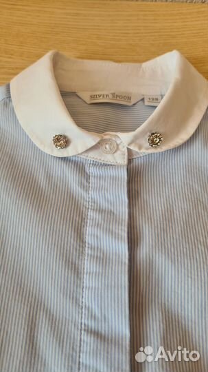 Рубашка для девочки, Silver Spoon, 128р