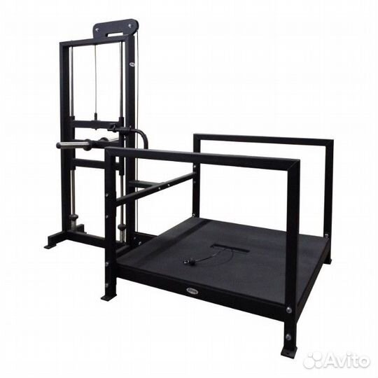 Тренажер для приседаний с отягощением поясом AV320