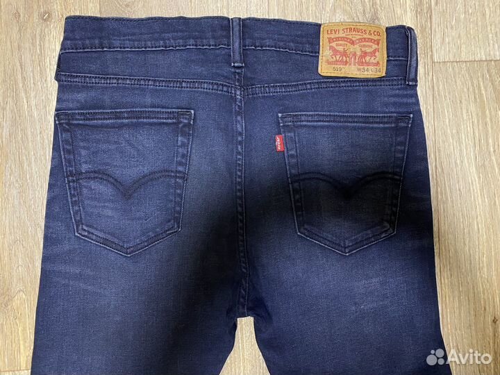 Мужские джинсы Levis 519,оригинал