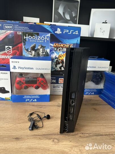 Sony PS4 slim 70 игр гарантия 3 месяца