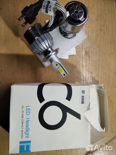 Новый комплект (2шт) светодиодных ламп С6