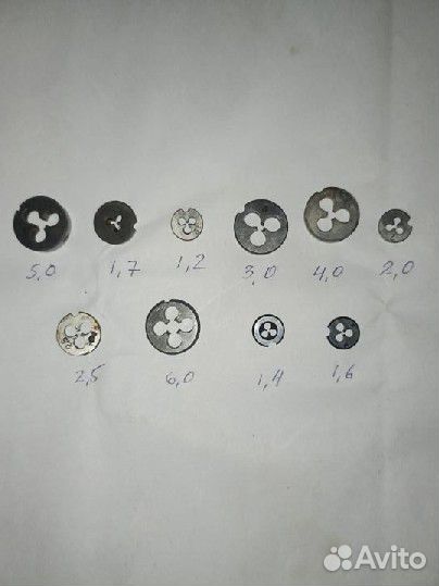 Набор плашек СССР