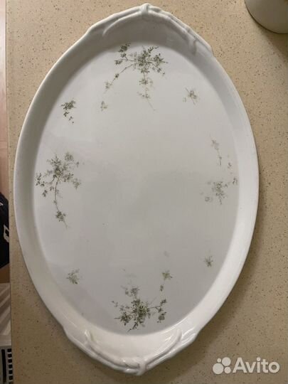 Блюдо поднос Гарднер 1850-1870 гг