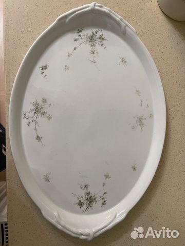 Блюдо поднос Гарднер 1850-1870 гг