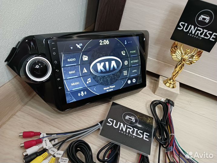 Магнитола Kia Rio android новая