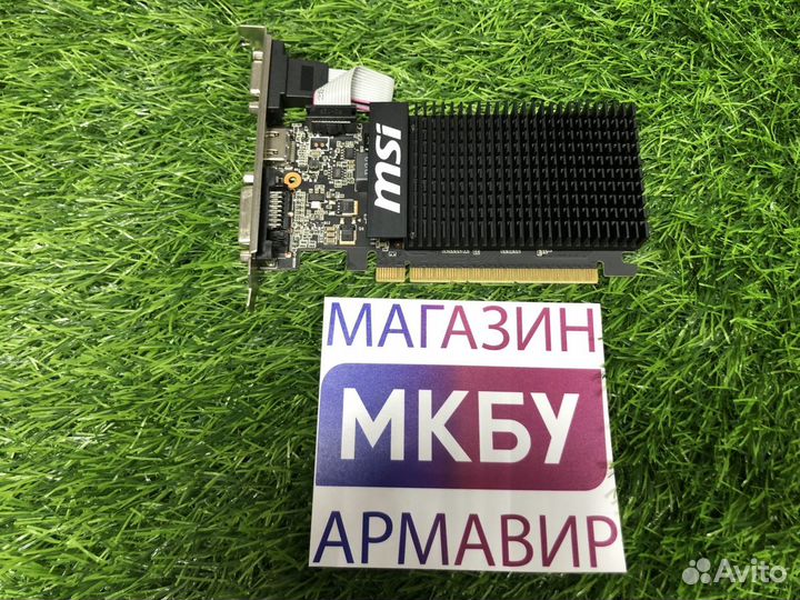 Видеокарта MSI GT710 1Gb DDR3 64 бит пасив