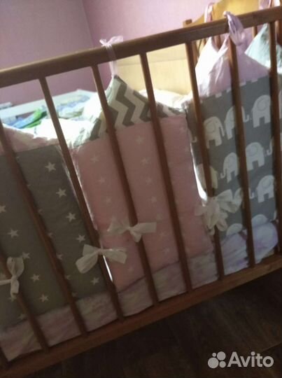 Бортики в детскую кроватку