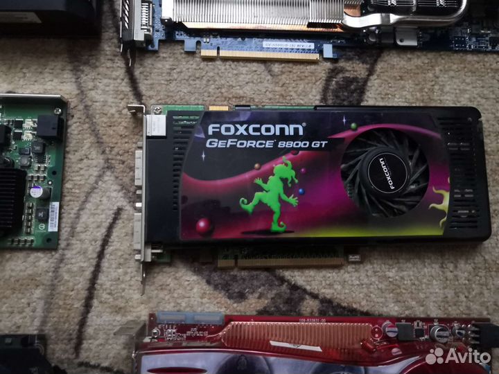 Видеокарта pci e 11шт