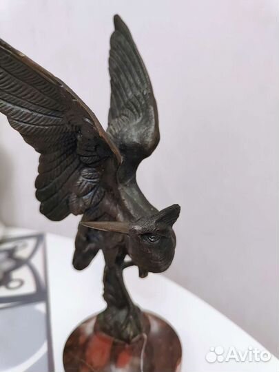 Бронзовая статуэтка птицы Ибис