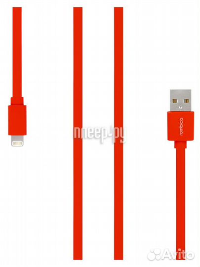Rombica Digital MR-01 USB - Lightning 1m Red C
