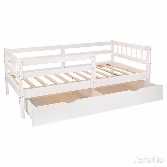 Кровать Подростковая pituso Tomi Белый +Ящик