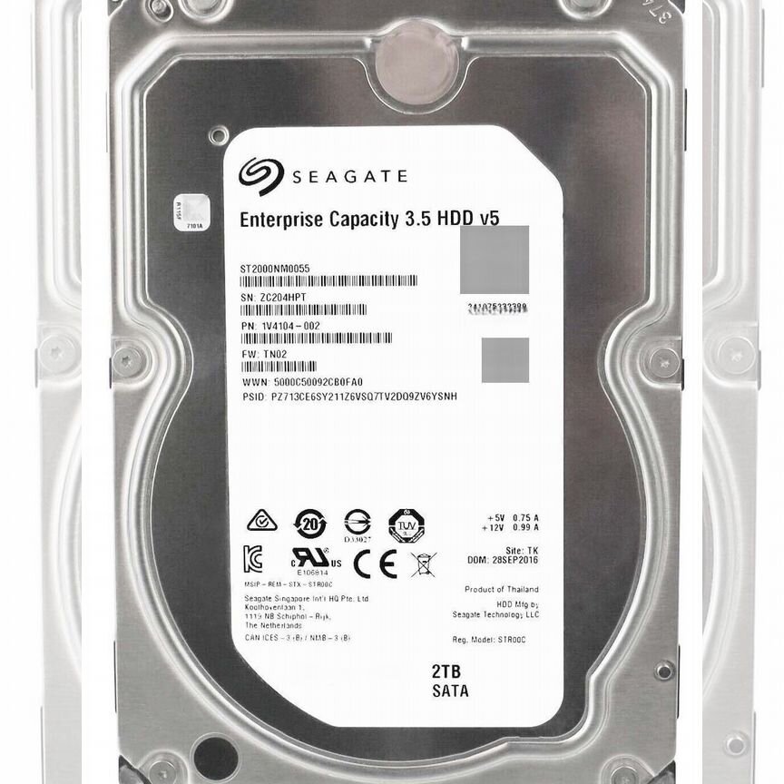 [ST2000NM0055] Жесткий Диск Seagate 2tb Sata3 3.5" St2000nm0055