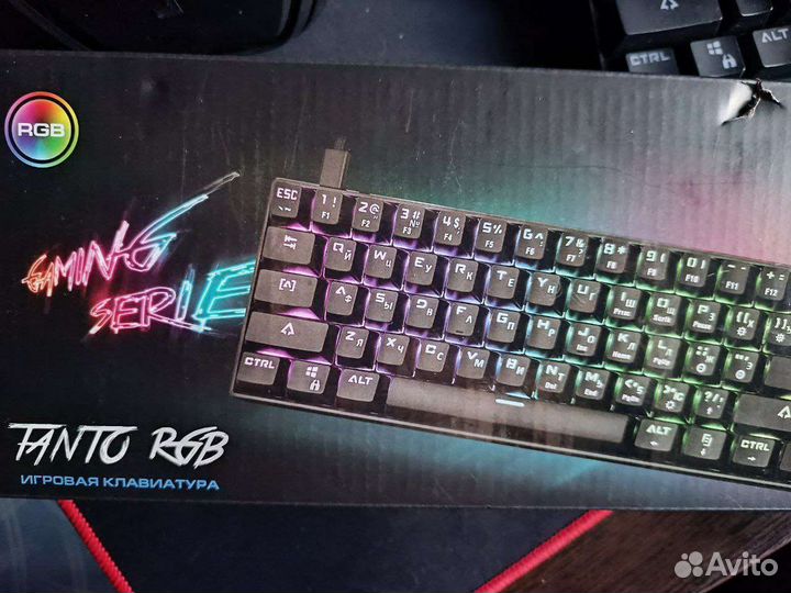 Игровая механическая клавиатура dexp tanto rgb