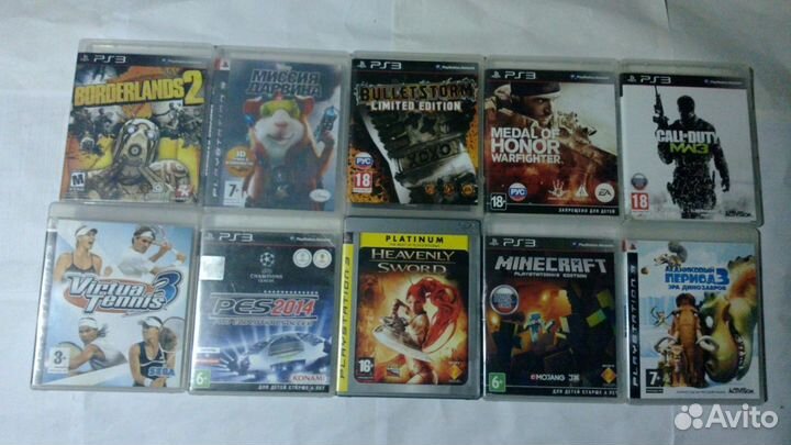 Sony Playstation 3 диски