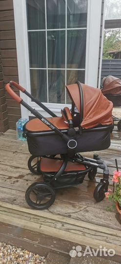 Коляска aulon 3 в 1 (аналог mima xari)
