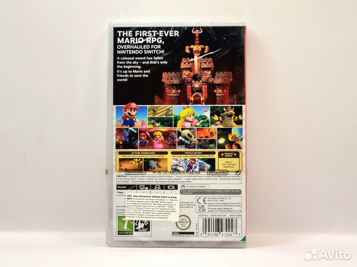Новая игра Super Mario RPG Nintendo switch