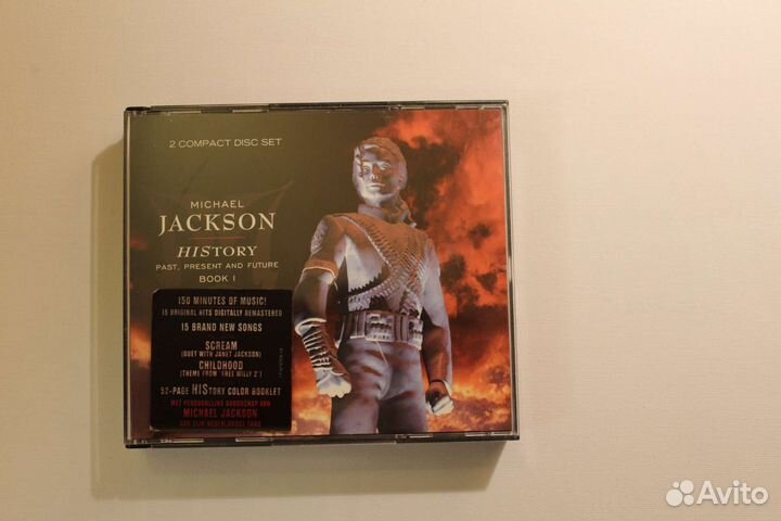 Michael Jackson HIStory 2 CD & book Майкл Джексон