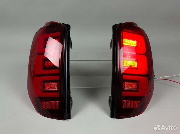 Стопы Mitsubishi L200 06-13г Тюнинг Красные R2485