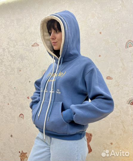 Толстовка женская теплая 48