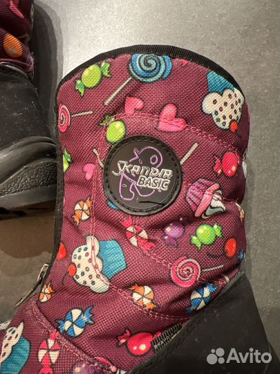 Ботинки зимние для девочки