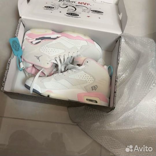 Nike air jordan 6 mvp shy pink (Оригинальные )